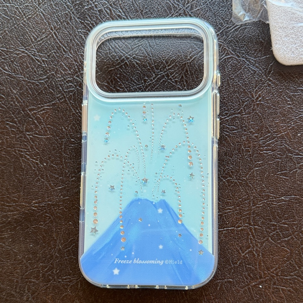 New iPhone 17 pro Blue fairy volcano Phone Case